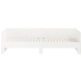 Sofá cama extraíble madera maciza de pino blanco 2x(80x200) cm