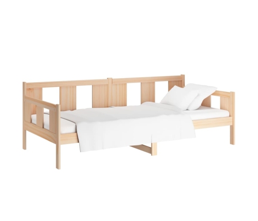 Sofá cama madera maciza de pino 90x190 cm