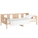 Sofá cama madera maciza de pino 90x190 cm