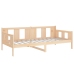 Sofá cama madera maciza de pino 90x190 cm