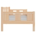 Sofá cama madera maciza de pino 90x190 cm
