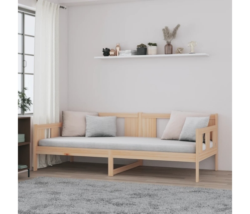 Sofá cama madera maciza de pino 90x190 cm