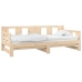 Sofá cama extraíble madera maciza de pino 2x(90x200) cm