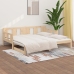 Sofá cama extraíble madera maciza de pino 2x(90x200) cm