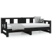 Sofá cama extraíble sin colchón negro 2x(80x200) cm
