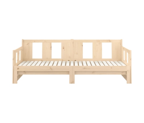 Sofá cama extraíble madera maciza de pino 2x(90x190) cm