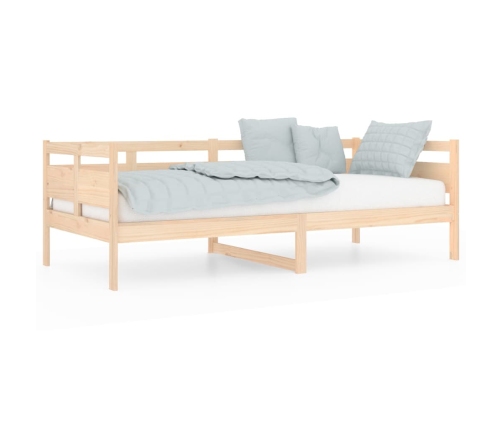 Sofá cama sin colchón madera maciza de pino 90x200 cm