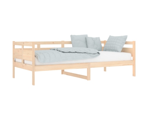 Sofá cama sin colchón madera maciza de pino 90x200 cm