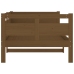 Sofá cama sin colchón madera maciza pino marrón miel 90x200 cm