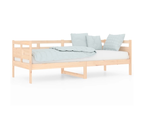 Sofá cama madera maciza de pino 80x200 cm
