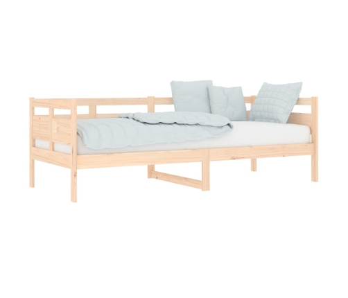 Sofá cama madera maciza de pino 80x200 cm