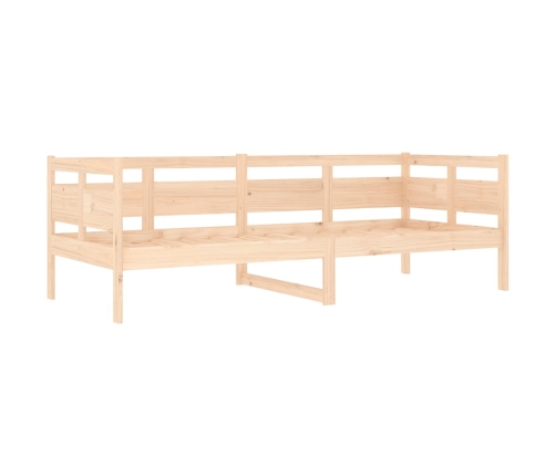 Sofá cama madera maciza de pino 80x200 cm