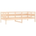 Sofá cama madera maciza de pino 80x200 cm