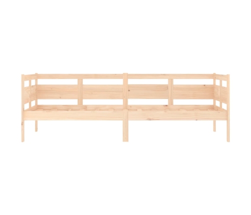 Sofá cama madera maciza de pino 80x200 cm