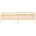 Sofá cama madera maciza de pino 80x200 cm
