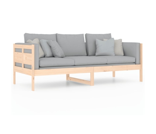 Sofá cama madera maciza de pino 80x200 cm