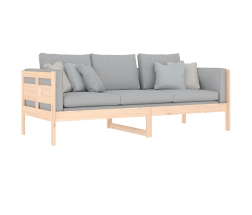 Sofá cama madera maciza de pino 80x200 cm