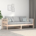 Sofá cama madera maciza de pino 80x200 cm