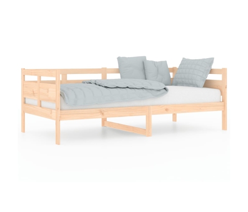 Sofá cama madera maciza de pino 90x190 cm