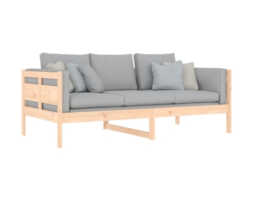 Sofá cama madera maciza de pino 90x190 cm