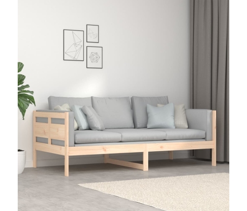 Sofá cama madera maciza de pino 90x190 cm