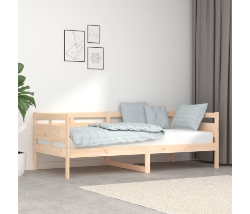 Sofá cama madera maciza de pino 90x190 cm