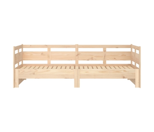 Sofá cama extraíble madera maciza de pino 2x(80x200) cm