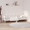 Sofá cama sin colchón madera maciza de pino blanco 90x200 cm