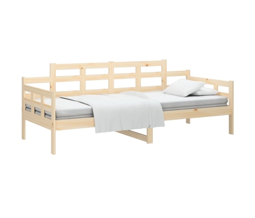 Sofá cama madera maciza de pino 80x200 cm