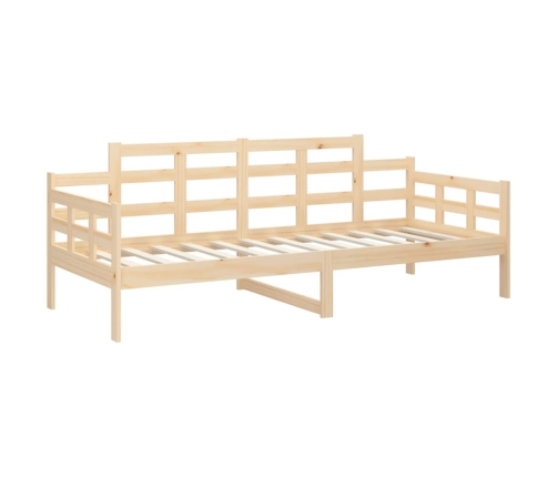 Sofá cama madera maciza de pino 80x200 cm