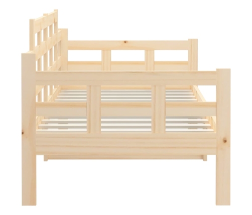 Sofá cama madera maciza de pino 80x200 cm