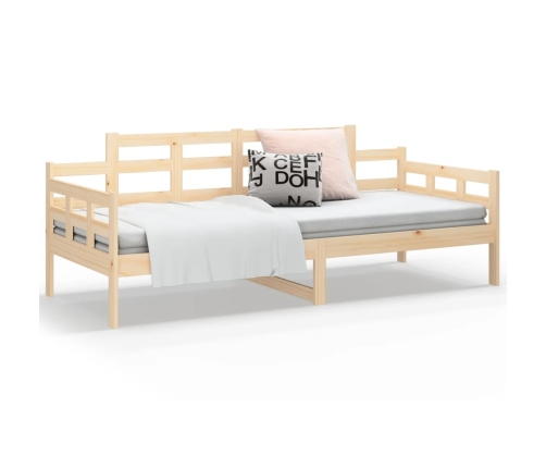 Sofá cama madera maciza de pino 90x190 cm