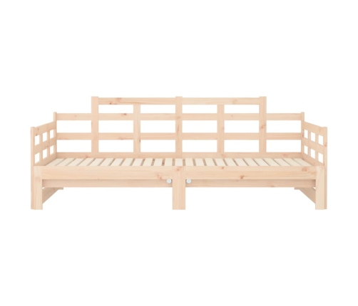 Sofá cama extraíble madera maciza de pino 2x(90x200) cm