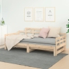 Sofá cama extraíble madera maciza de pino 2x(90x200) cm