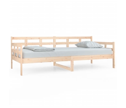 vidaXL Sofá cama madera maciza de pino 90x200 cm