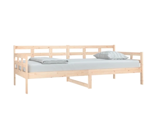 vidaXL Sofá cama madera maciza de pino 90x200 cm