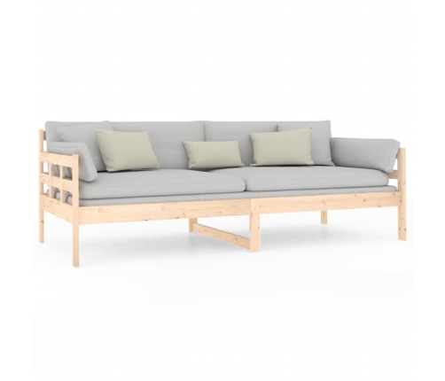 vidaXL Sofá cama madera maciza de pino 90x200 cm