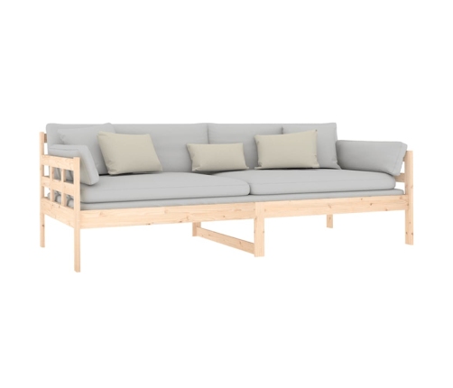 vidaXL Sofá cama madera maciza de pino 90x200 cm