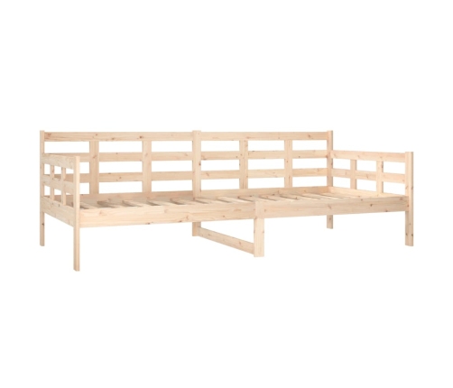 vidaXL Sofá cama madera maciza de pino 90x200 cm