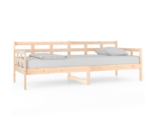 Sofá cama madera maciza de pino 80x200 cm