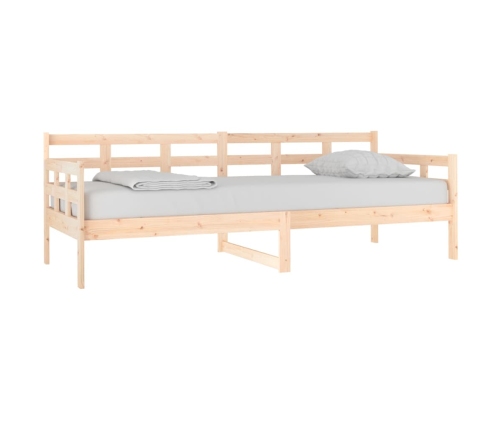 Sofá cama madera maciza de pino 80x200 cm