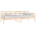 Sofá cama madera maciza de pino 80x200 cm