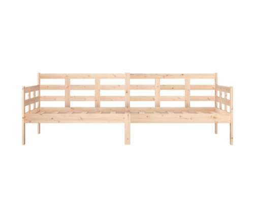 Sofá cama madera maciza de pino 80x200 cm