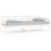 Sofá cama madera maciza de pino blanco 80x200 cm