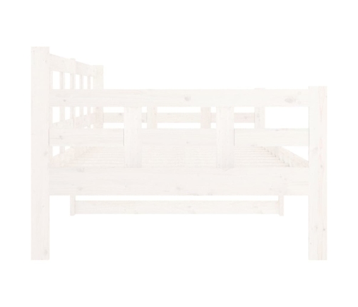 Sofá cama madera maciza de pino blanco 90x190 cm