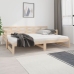 Sofá cama extraíble madera maciza de pino 2x(80x200) cm