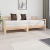 Sofá cama extraíble madera maciza de pino 2x(80x200) cm