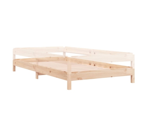 Cama apilable de madera pino maciza 100x200 cm