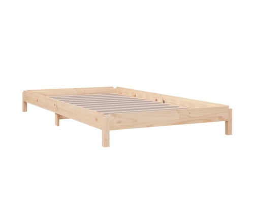 Cama apilable de madera pino maciza 100x200 cm