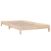 Cama apilable de madera pino maciza 100x200 cm